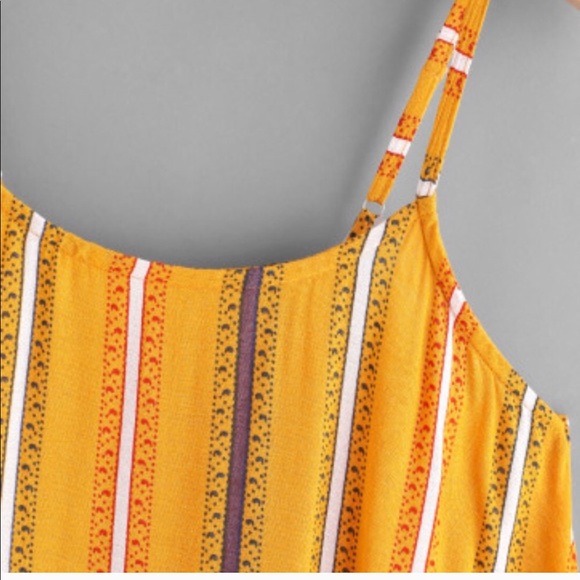 Tribal Print Tassel Hanky Hem Top - Picture 4 of 6